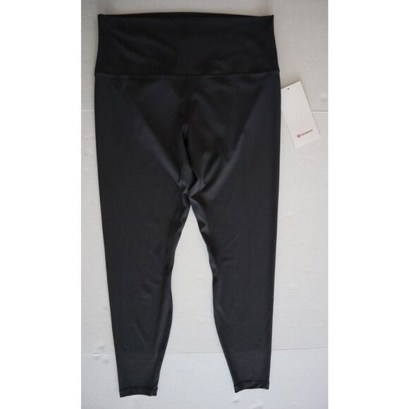 Lululemon Align LW5EU7S Women Sz 12 Graphite Gray Ribbed Hi-Rise 28" Pants - Picture 2 of 10